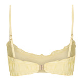 Amelia Satin Bralette Top - Lemon Sorbet