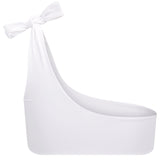 Sofia Over Shoulder Top - White
