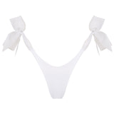 Irina Veil Tie Side Bottom - White