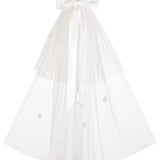 Vellah Bridal Veil - White