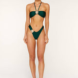 Peony Top - Emerald