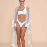 Sofia Over Shoulder Top - White
