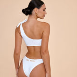 Sofia Over Shoulder Top - White