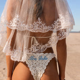 Alyce Crochet Tie-Side Bottom - Ivory