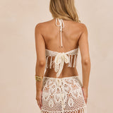 Calista Crochet Skirt - Ivory