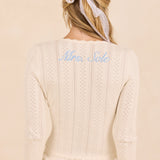 Lark Long Sleeve Top - Ivory