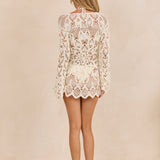 Ophelie Crochet Dress - Ivory