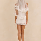 Rhinestone Sylvie Dress - White