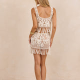 Seren Crochet Top - Ivory