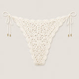 Alyce Crochet Tie-Side Bottom - Ivory