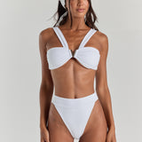 Allera High Waisted Bottom - White