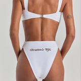 Allera High Waisted Bottom - White