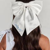 Beverly Bridal Bow - White