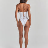 Desiree Corset One Piece - White