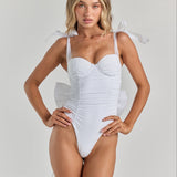 Solea Bow One Piece - White