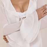 Lunelle Beach Gown - White