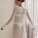 Lunelle Beach Gown - White