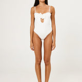 Camilla One Piece in White (Full Coverage)