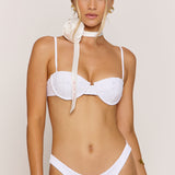 Rosalie Tie - White