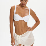 Blair Sarong Wrap - White