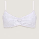 Alora Bralette Top - White