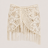 Calista Crochet Skirt - Ivory
