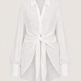 Elira Shirt Coverup - White