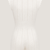 Marais Knit Playsuit - Ivory