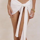 Zarelle Sarong - White