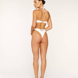 Violete Bottom in White