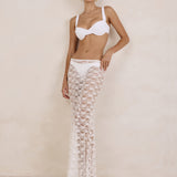 Melora Lace Maxi Skirt - White