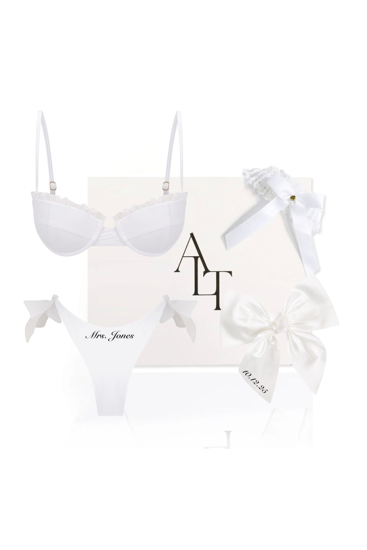 Verity Bridal Bundle w/ Red embroidery - Small
