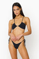 STELLA TIE TOP - BLACK
