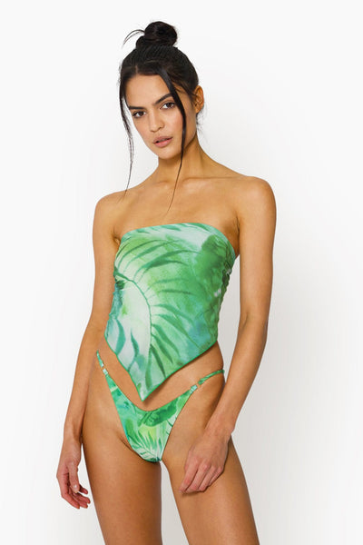 Kerr Bandana in Tropik Palm Leaf Print by ALT Swim