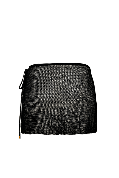 Rene Knit Skirt in Black