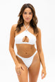 MARA CUT OUT TOP - WHITE
