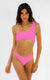 Sofia Over Shoulder Top in Pink