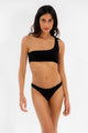 SOFIA OVER SHOULDER TOP - BLACK