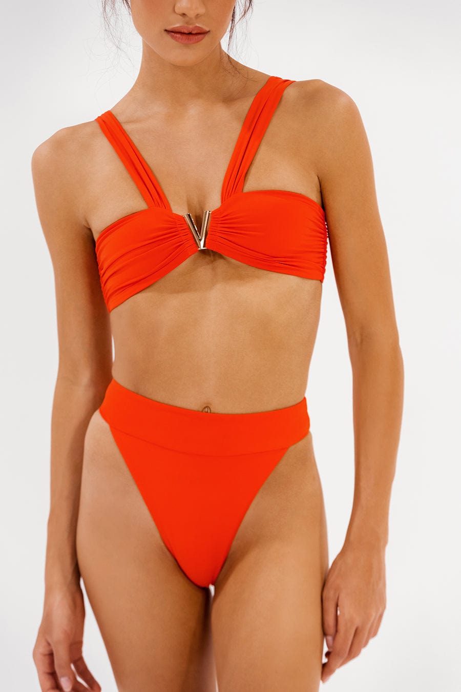 Allera High Waisted Bottom in Tango