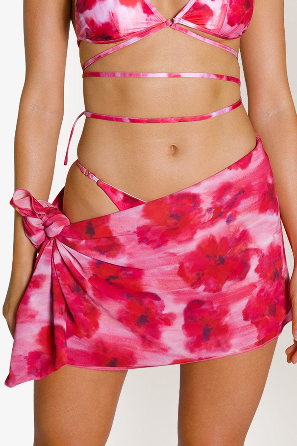 Pareo Beach Cover Up in PÃ©tale Floral Print by ALT Swim