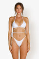 IMAN TIE TOP - WHITE